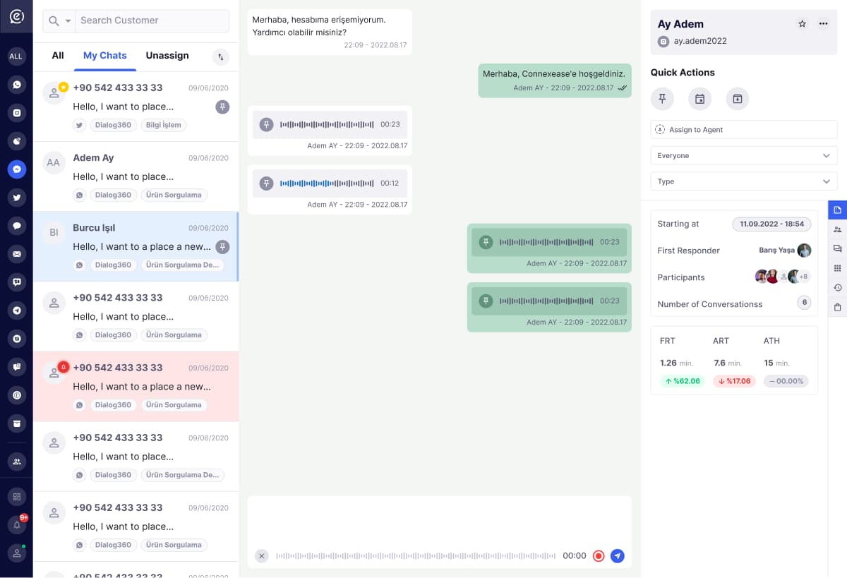 Mesajlarınızı Arama Özelliği